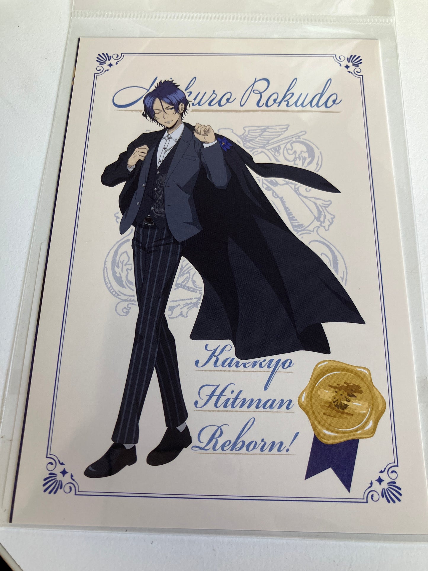 【AniqueShop 限定】『家庭教師ヒットマンREBORN!』描き下ろしイラスト【パブリックスクール】ポストカード2枚セット - 六道骸 (池袋)