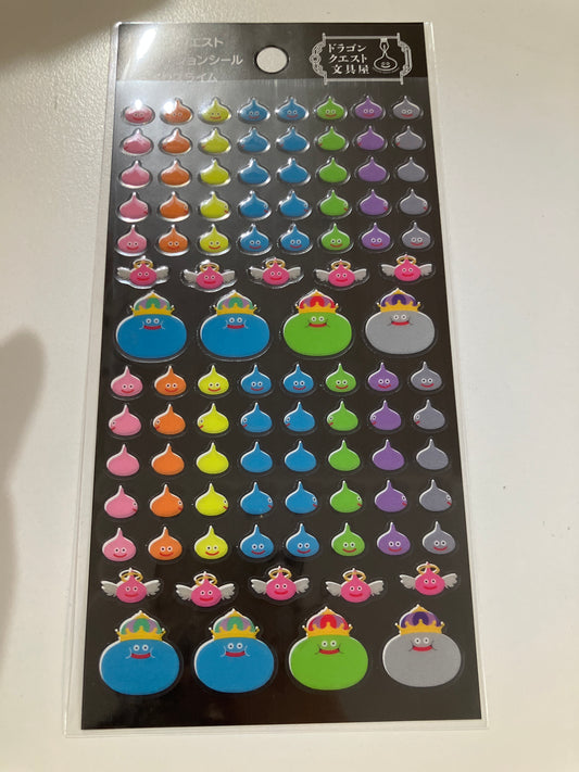 ドラゴンクエスト文具屋 デコレーションシール3 ＜ぷっくりスライム＞ (IKE)