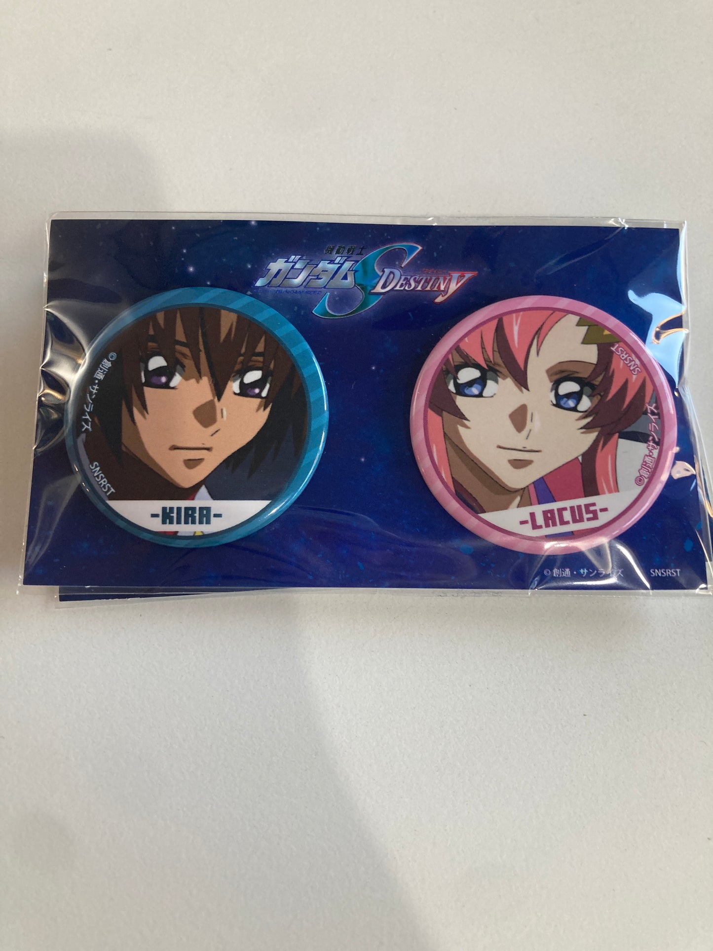 機動戦士ガンダムSEED DESTINY 場面写 ペア缶バッジ キラ・ヤマト＆ラクス・クライン (池袋)