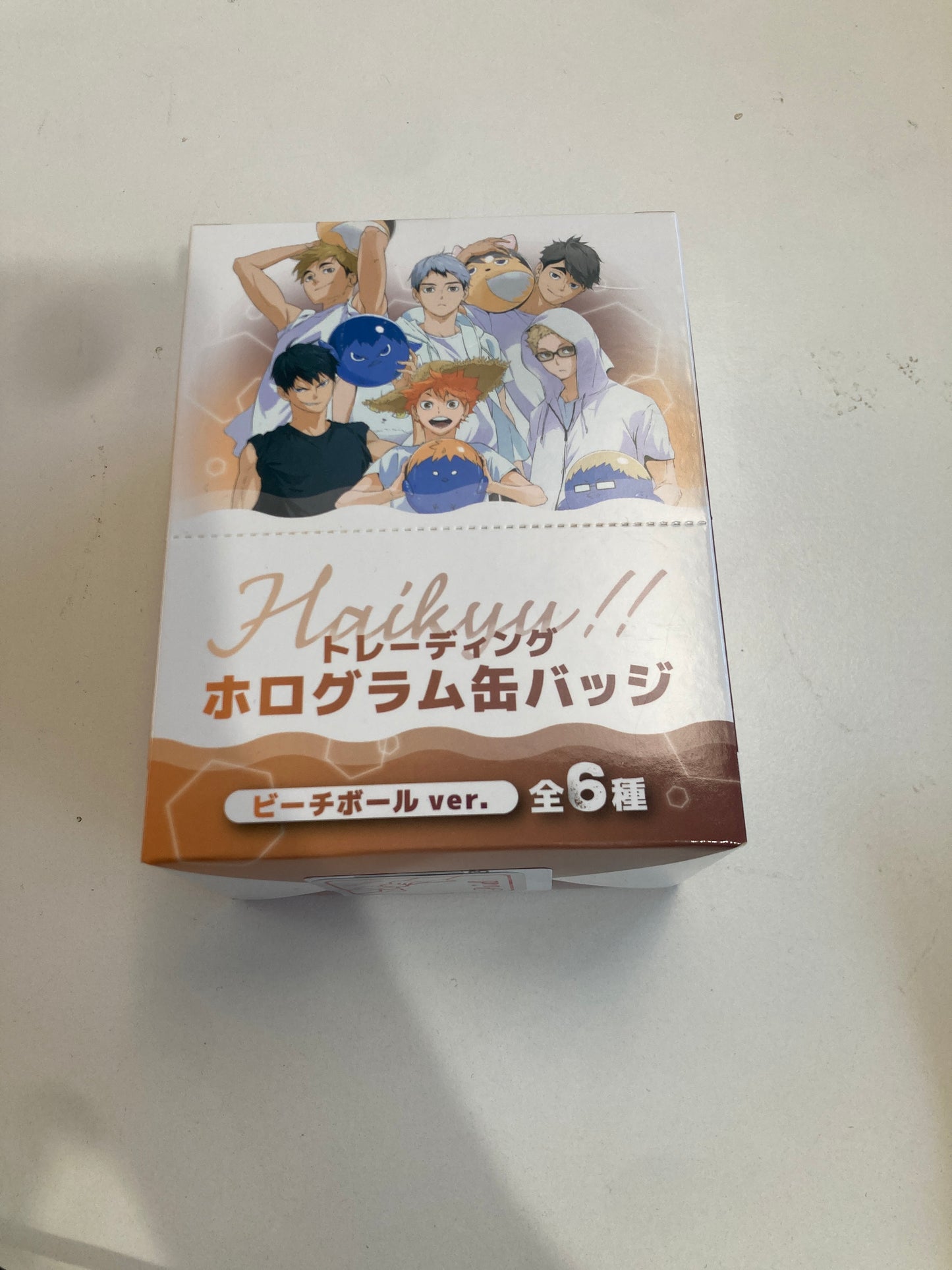 ハイキュー!! トレーディングホログラム缶バッジ ビーチボールver.【全6種】