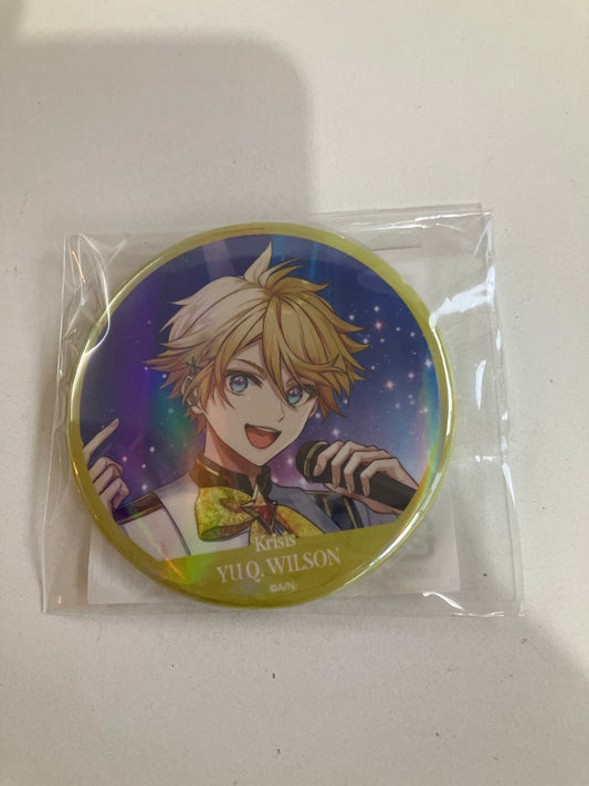【Krisis 2nd Anniversary】にじさんじ ホログラム缶バッジ ユウ Q ウィルソン①(池袋)