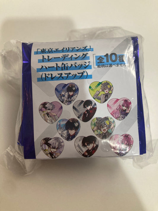 東京エイリアンズ トレーディングハート缶バッジ(ドレスアップ) (池袋)
