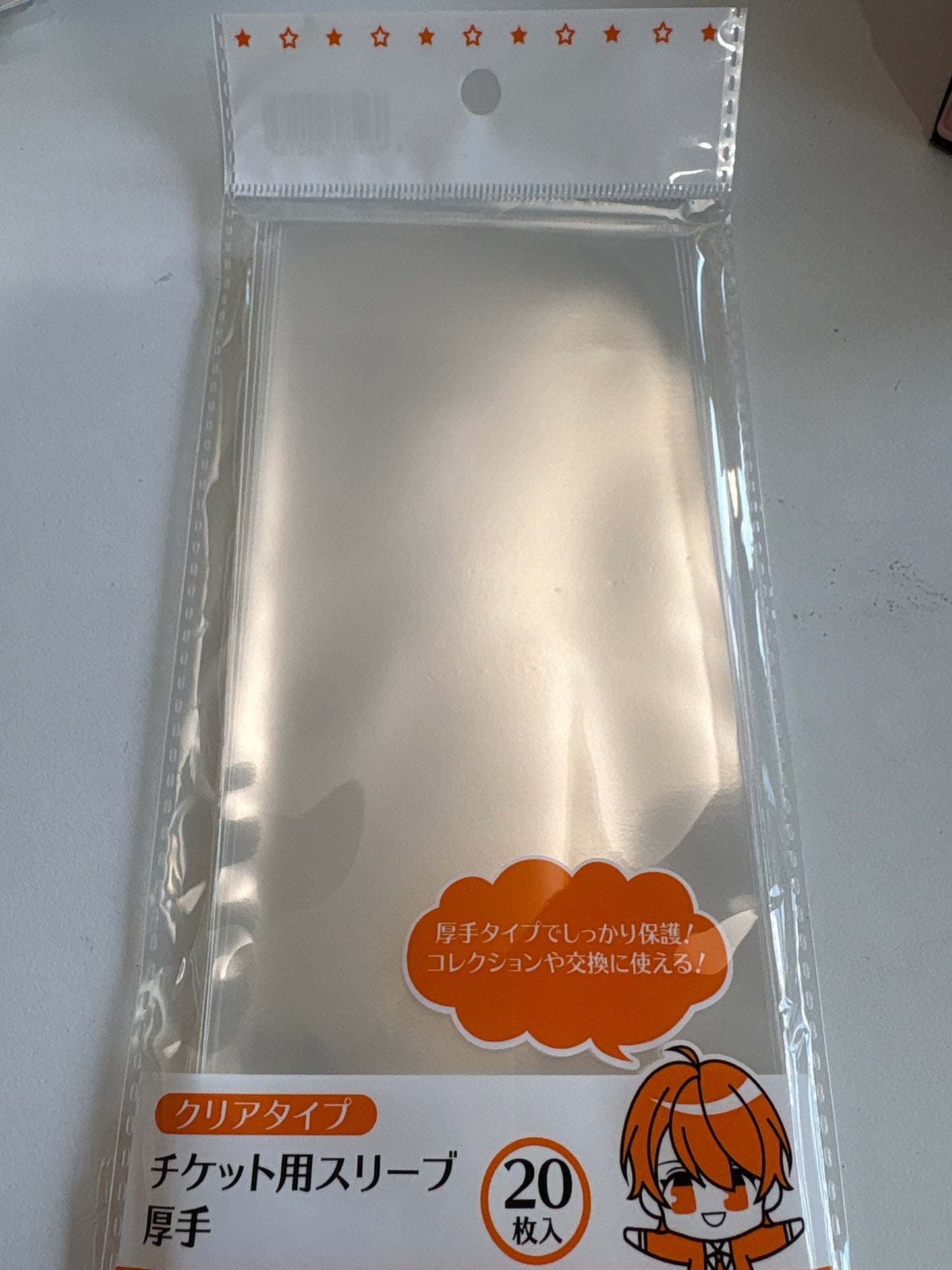 スリーブ チケットサイズ 厚手 ２０枚 ＣＳＧ―１１２池袋Daiso