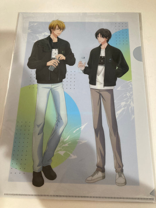 「劇場版 抱かれたい男1位に脅されています。～スペイン編～」 arti-mate クリアファイル 東谷准太&西條高人 描き下ろし オフショットver.【アニメイト限定】(池袋)