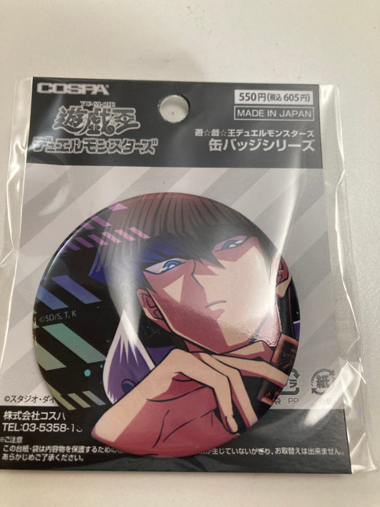 遊☆戯☆王デュエルモンスターズ 描き下ろし 海馬瀬人 缶バッジ 最強の決闘者達Ver. (池袋)