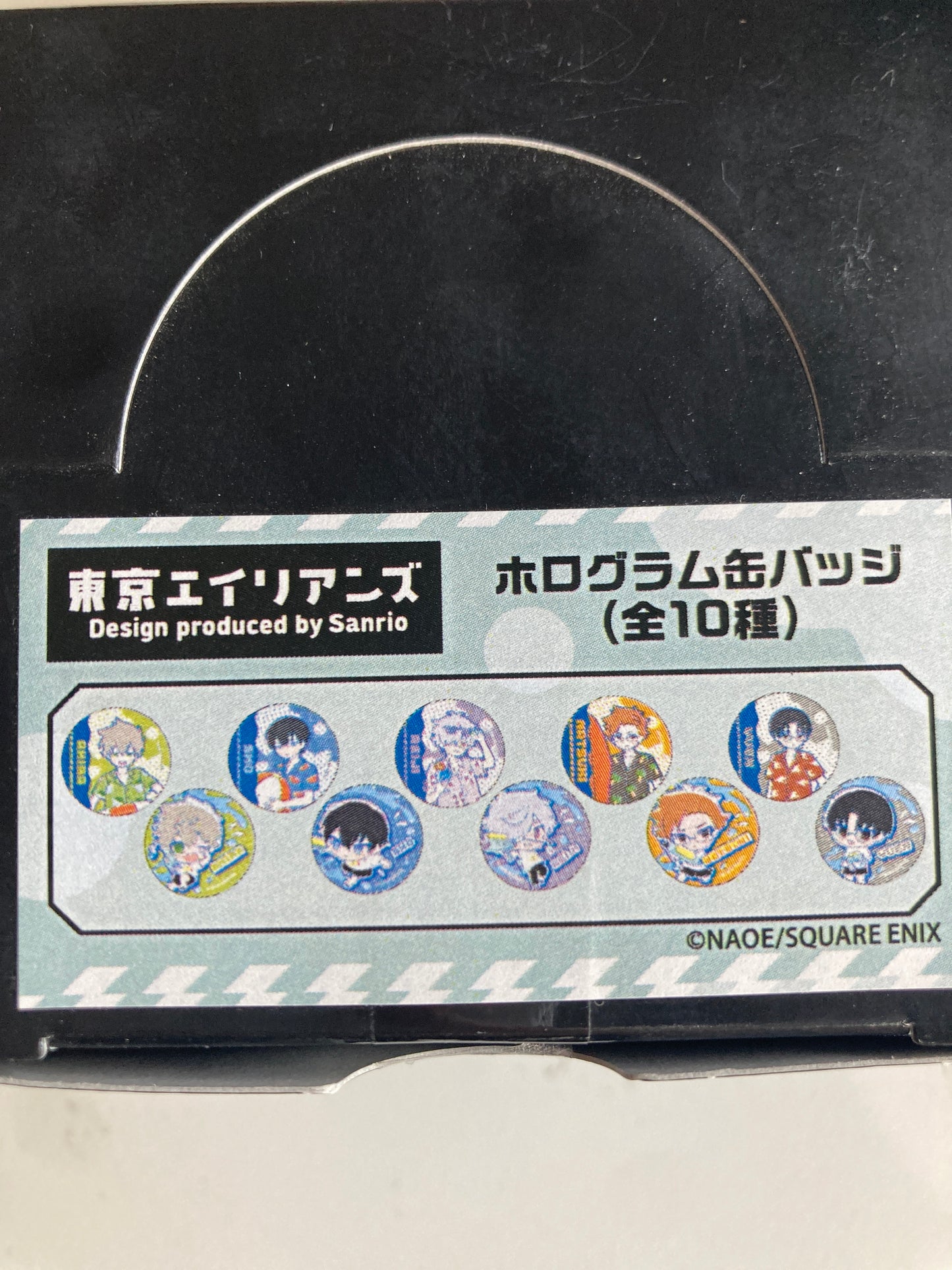 東京エイリアンズ Design produced by Sanrio ホログラム缶バッジ(57mm) 01/ブラインド(全10種) (池袋)