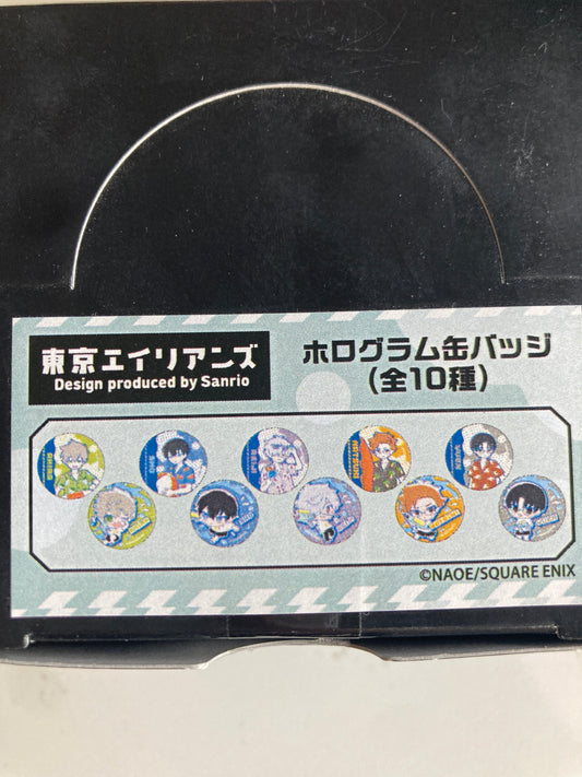 東京エイリアンズ Design produced by Sanrio ホログラム缶バッジ(57mm) 01/ブラインド(全10種) (池袋)
