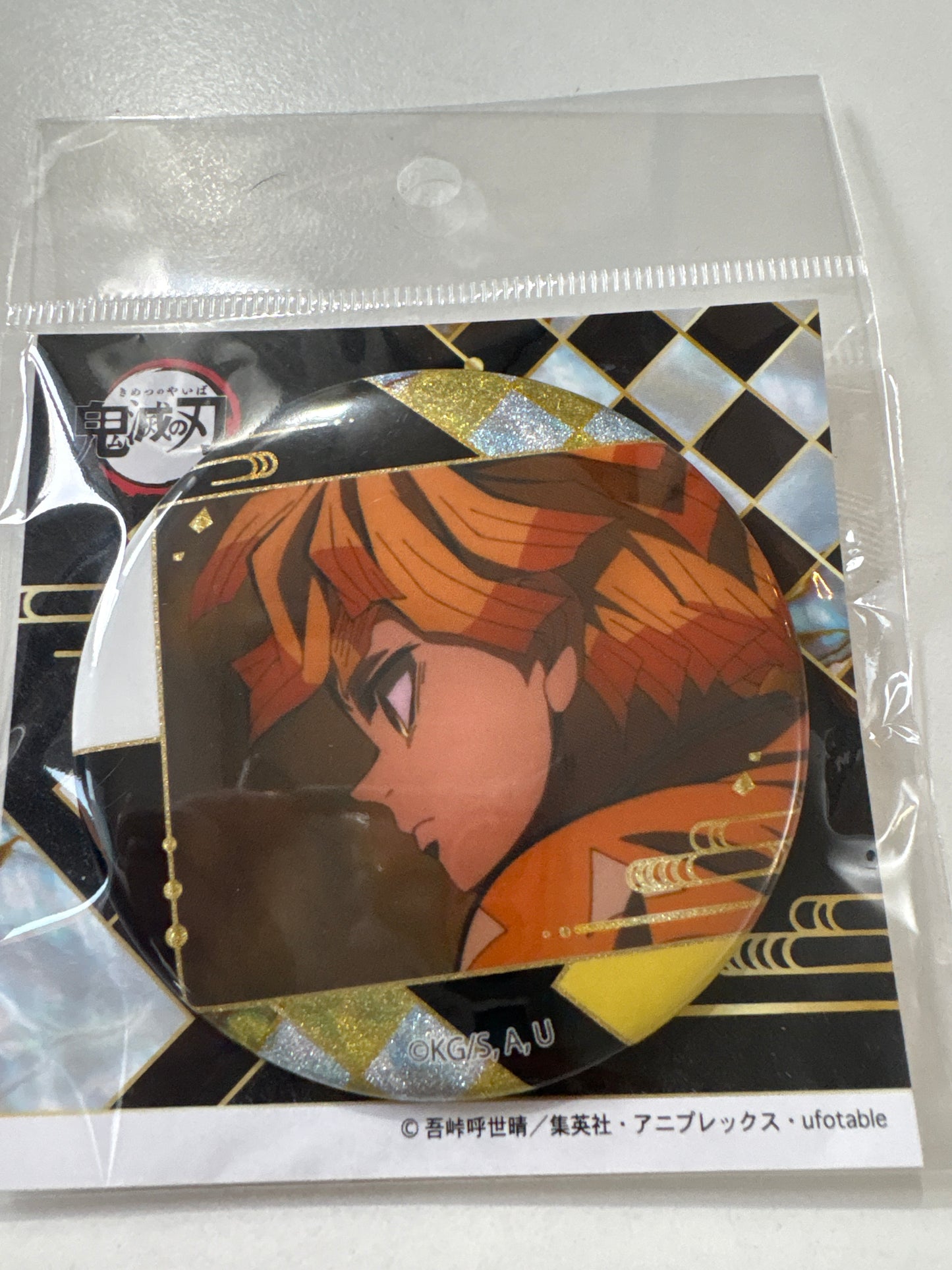 鬼滅の刃 螺鈿風シリーズ 缶バッジ Vol.5 我妻善逸 (IKE)