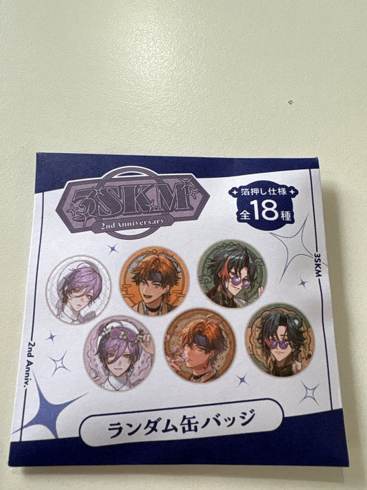 【3SKM 2nd Anniversary】にじさんじ ランダム缶バッジ(池袋)