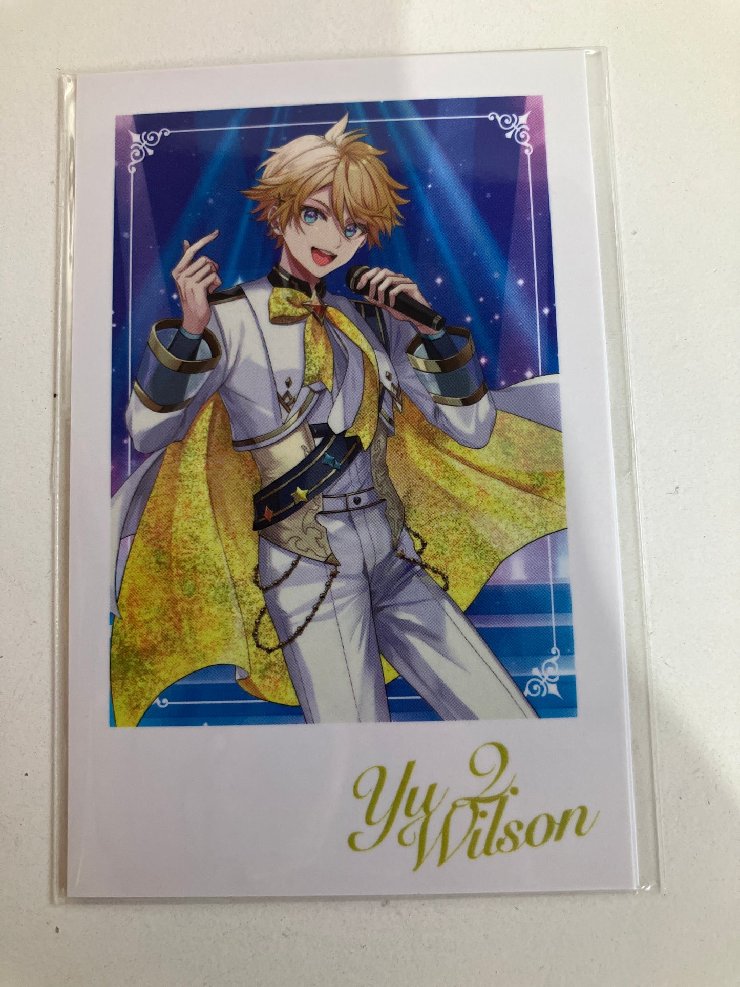 【Krisis 2nd Anniversary】にじさんじ フォト風カード2枚セット ユウ Q ウィルソン(池袋)