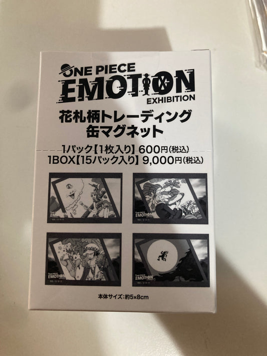 ONE PIECE EMOTION　花札柄トレーディング缶マグネット