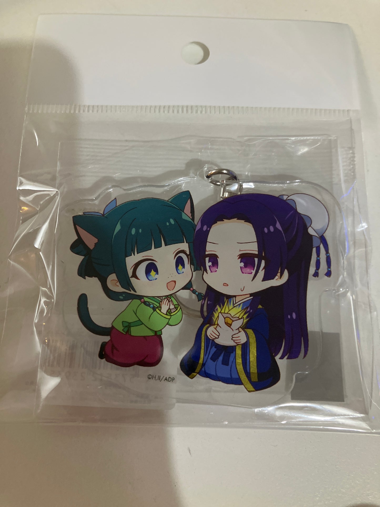 薬屋のひとりごと アクリルキーホルダー ネコ猫猫と壬氏 牛黄 (池袋)