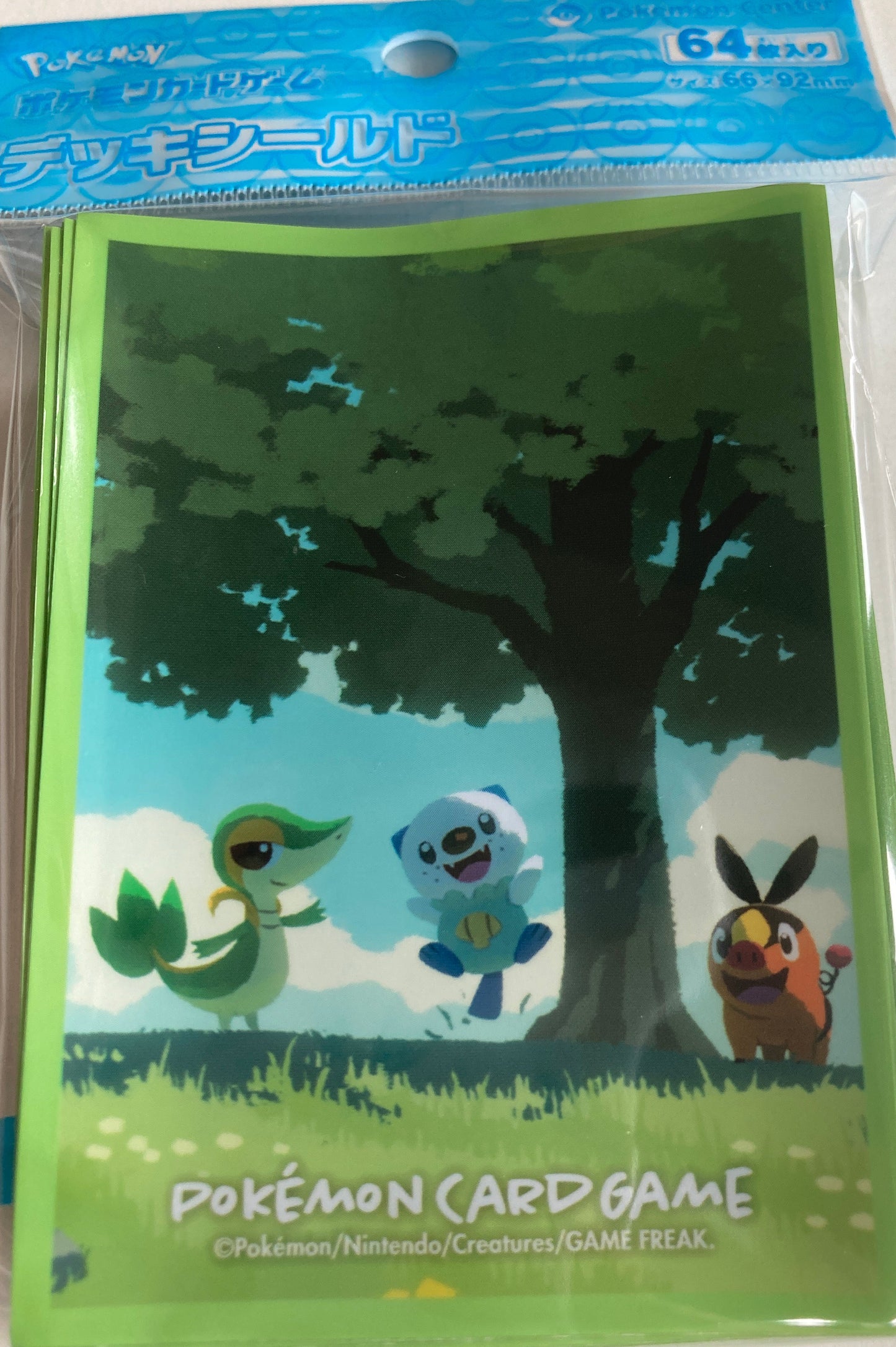 ポケモンカードゲーム デッキシールド ツタージャ＆ポカブ＆ミジュマル | Pokemon Center Original Card Sleeves Snivy & Tepig & Oshawott