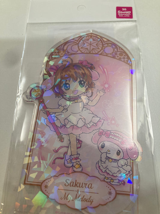 カードキャプターさくら×サンリオキャラクターズ ホログラムアクリルスタンド02/木之本 桜×マイメロディ(コラボイラスト) (池袋)