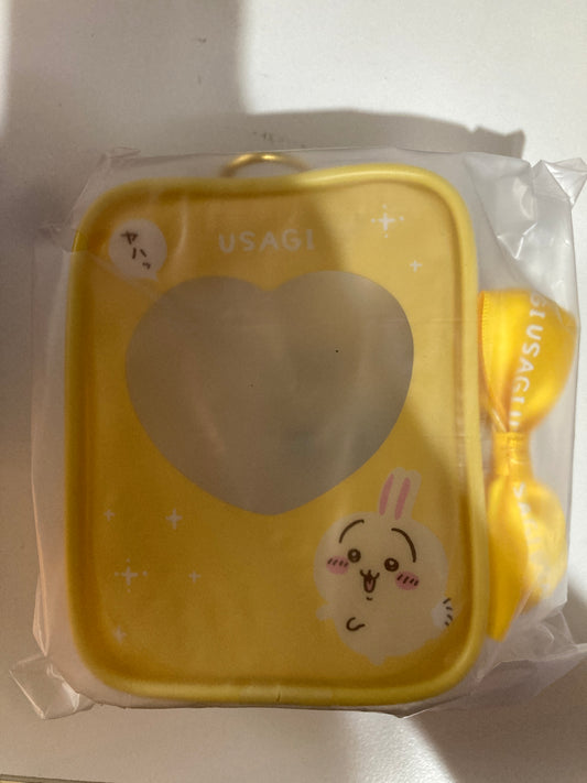 ちいかわ マスコットも入る！クリアポーチ（うさぎ）