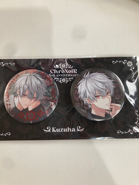 【ChroNoiR 6th ANNIVERSARY】にじさんじ 箔押し缶バッジセット 葛葉(池袋)