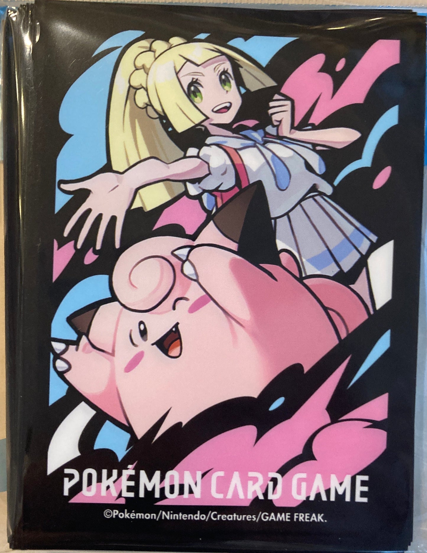 ポケモンカードゲーム デッキシールド リーリエ＆ピッピ