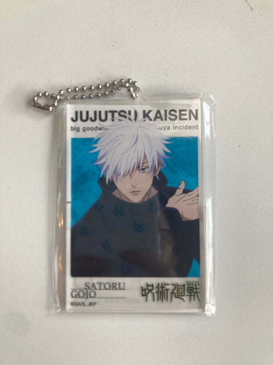 (baseyard限定)  『呪術廻戦』 POPUP企画展 大交流展 後期 「渋谷事変」 アクリルビッグタグ 大交流展イラスト 五条悟(池袋)