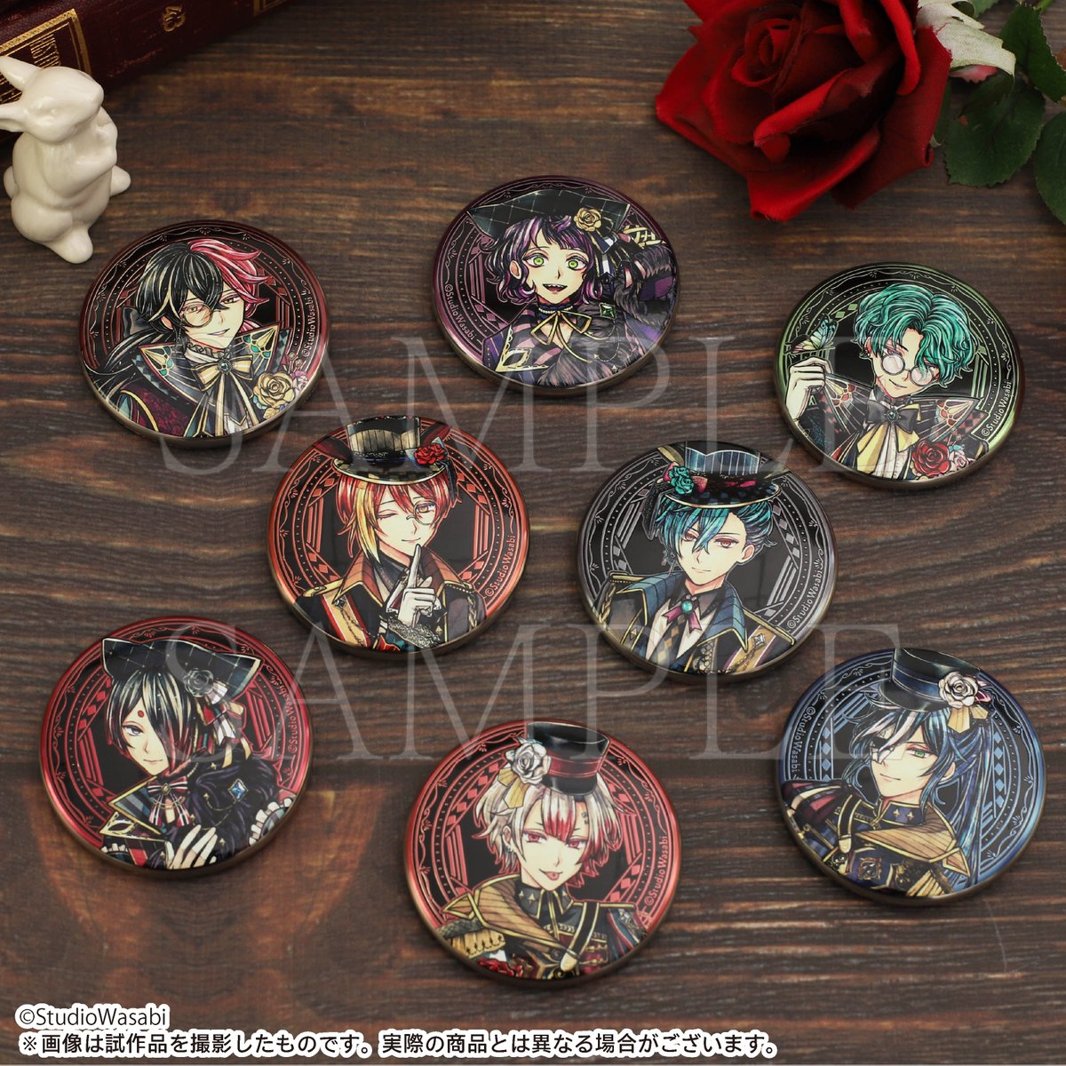 The demon butler Tokoro Cat Show's アルティメタルバッジコレクションB (8 types each) badge