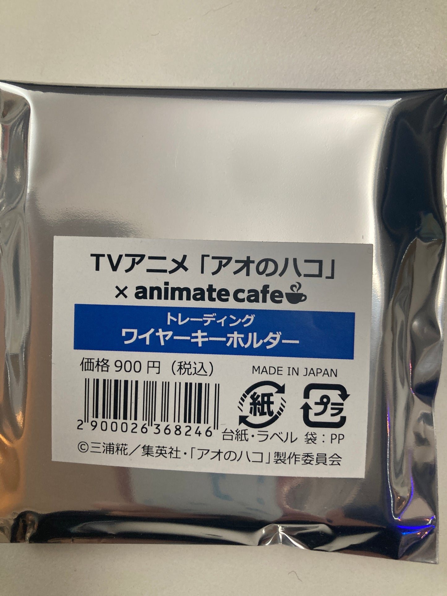 (animate cafe限定)アオのハコx Animate Cafe　トレーディングワイヤーキーホルダー(池袋)