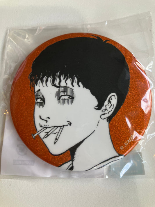 伊藤潤二『マニアック』 双一 扉絵グリッター缶バッジ ver.B(池袋)
