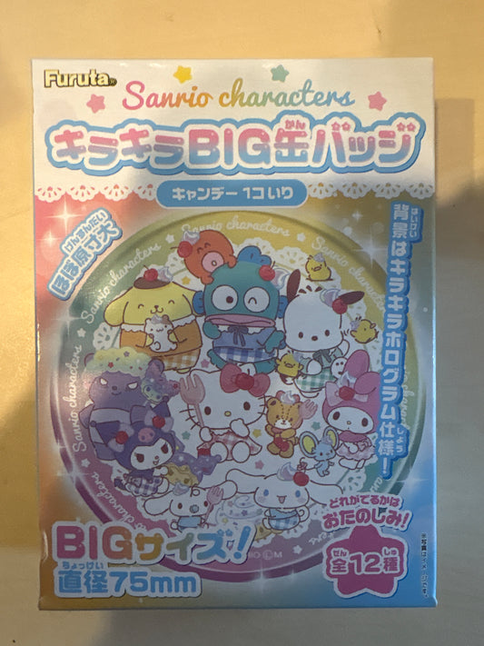 サンリオキャラクターズ　キラキラＢＩＧ缶バッジ (池袋)