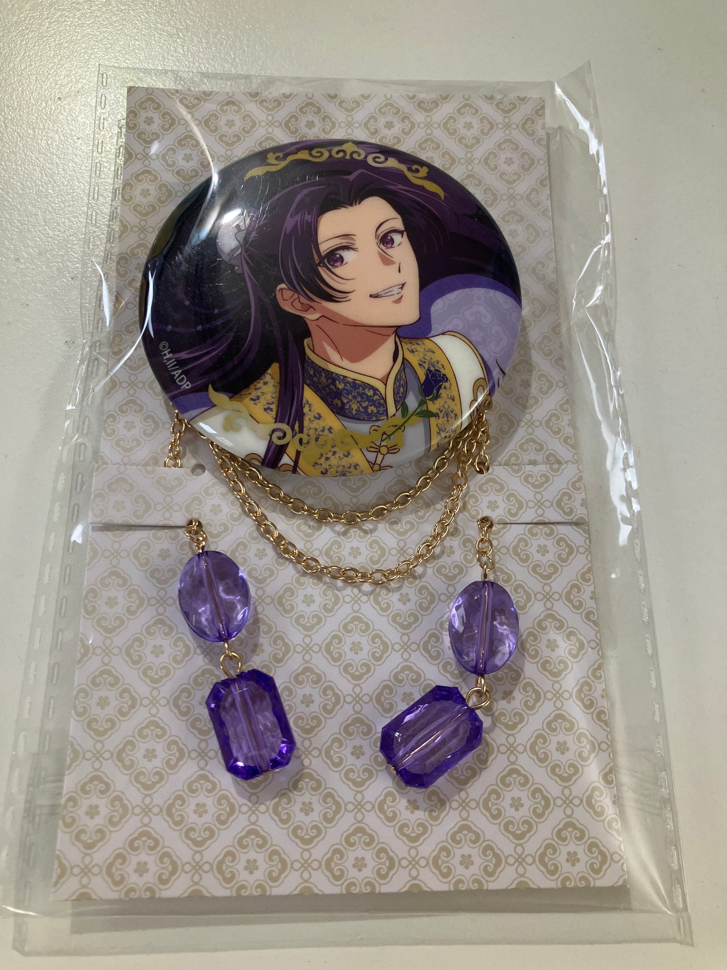 薬屋のひとりごと チェーン付き缶バッジ 壬氏 夏の園遊会2026 Ver. (IKE)