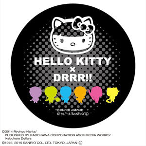 HELLO KITTY×DRRR! ! Can badge 06 Celty tcb