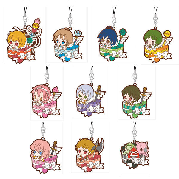 Beautiful High School Earth Defense Club LOVE! Rubber Strap Charapure ver.2 10 pieces BOX kh.