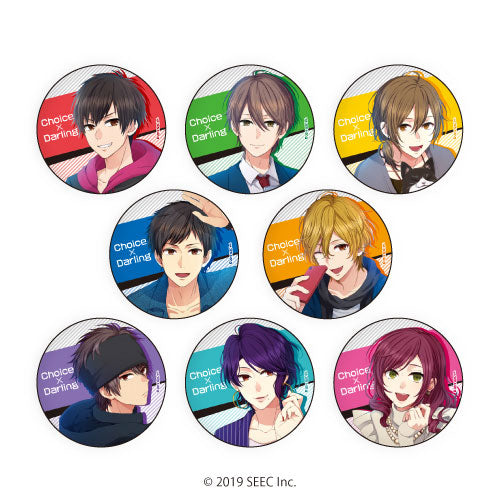 Tin badge “Choice × Darling-Choidari” 01/ 8 pieces BOX tcb
