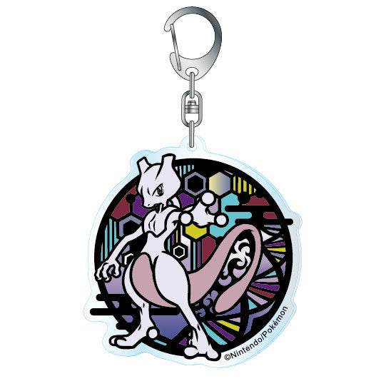 ポケットモンスター 切り絵シリーズ アクリルキーホルダー ミュウツーA