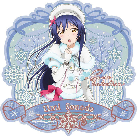ラブライブ!トラベルステッカーSnow halation (4) Sonoda Umi