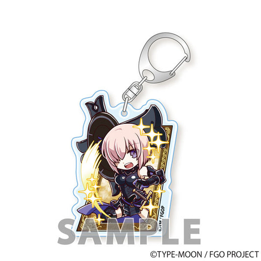 Fate/Grand Order とびだすたいる!アクリルキーホルダーシールダー/マシュ・キリエライト