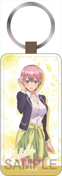 五等分の花嫁 レザーキー ホルダー 一花