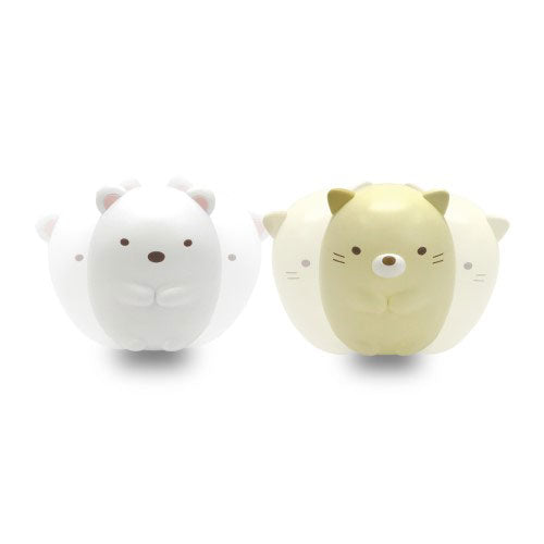 すみっコぐらし たのしくゆらゆら おきあがりこぼし (1)しろくまとねこ
