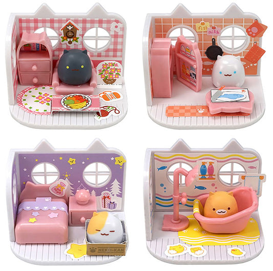 Cat's House BOX set of 4 toys candy