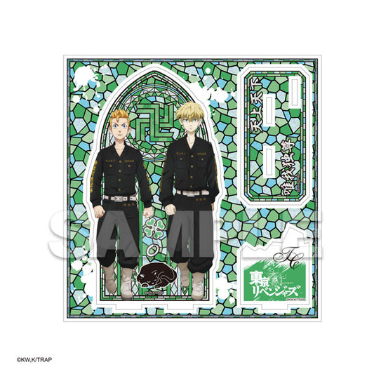 「東京リベンジャーズ」ビードロアートコレクションジュエルスタンド 花垣武道＆松野千冬 acrylic stand