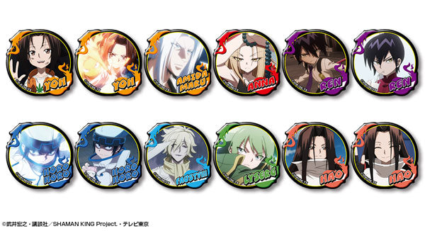 SHAMAN KING ぷくっとバッジコレクション12 pieces into りtcb