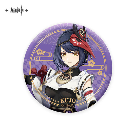 原神 稲妻城シリーズ キャラ缶バッジ 九条裟羅 tcb