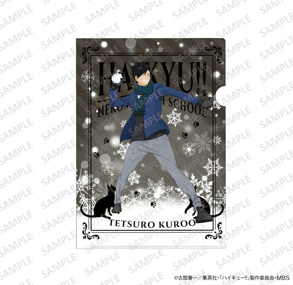 ハイキュー！！ A4クリアファイル 雪あそびver. 黒尾鉄朗[