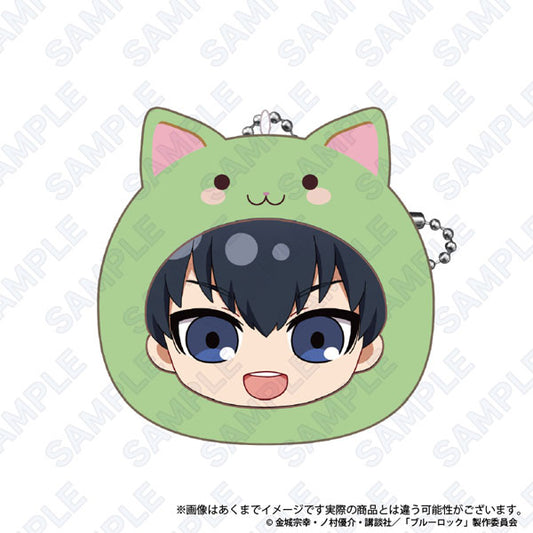 ブルーロック もちふわクッションキーホルダー(まるめいつ絵柄) 潔世一 keychain
