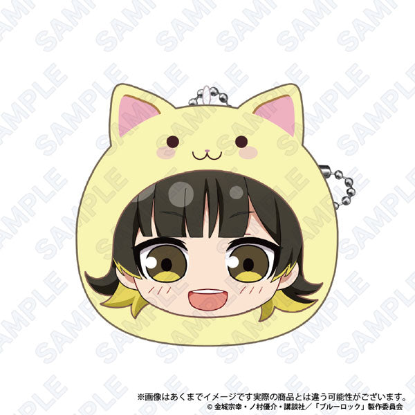 ブルーロックもちふわクッションキーホルダー(まるめいつ絵典) bee楽return to keychain