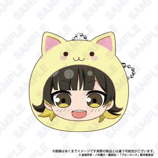 ブルーロック もちふわクッションキーホルダー(まるめいつ絵柄) 蜂楽廻 keychain