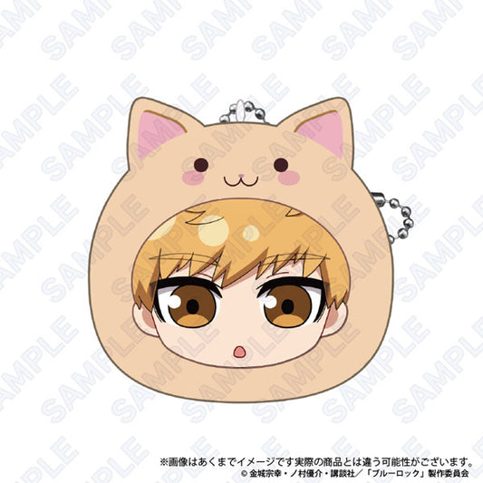 ブルーロック もちふわクッションキーホルダー(まるめいつ絵柄) 國神錬介 keychain