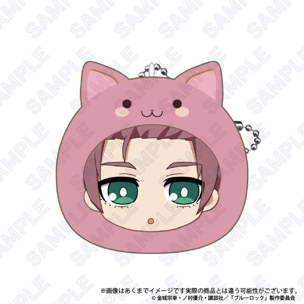 ブルーロックもちふわクッションキーホルダー(まるめいつ絵狠) Ioshishi keychain