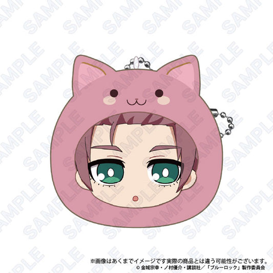 ブルーロック もちふわクッションキーホルダー(まるめいつ絵柄) 糸師冴 keychain