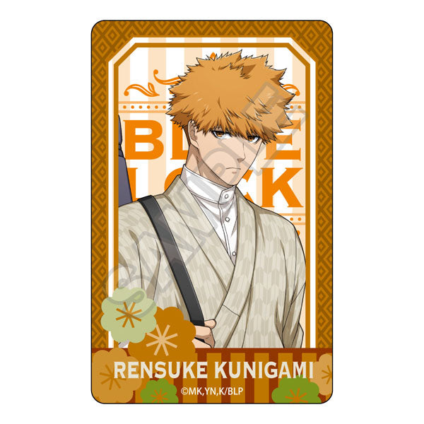 (GRANUP) ﾌﾞﾙｰﾛｯｸﾚﾄﾛﾓﾀﾞﾝICｶｰﾄﾞｽﾃｯｶｰ国神第suke card sticker