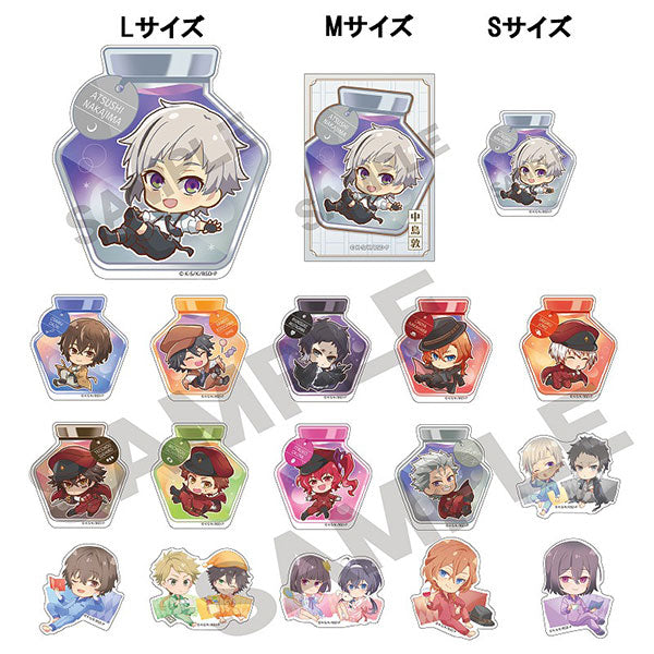 文豪ストレイドッグス トレーディング ステッカー インクボトル 16個入りBOX sticker