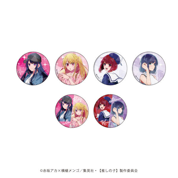 (A3) 推しの子 ﾎﾛｸﾞﾗﾑ缶ﾊﾞｯｼﾞ(65mm) おでかけver.(描き下ろしｲﾗｽﾄ) badge