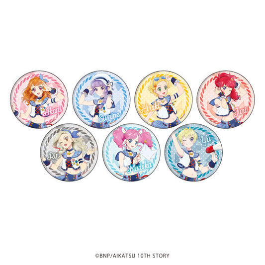 ホログラム 缶バッジ(65mm)「アイカツ！」01/ 描き下ろしイラスト can badge